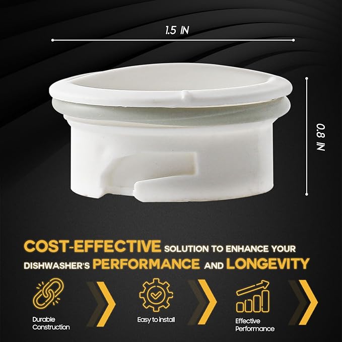 Seentech 154388801 Dishwasher Rinse Aid Cap – Compatible with Frigi-daire, Kenmore, Crosley Replaces AP2109579, 890363, 154388802