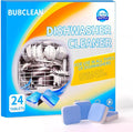 Dishwasher Cleaner＆Deodorizer Tablets, 24 Pack Deep Cleaning Descaler for Dishwasher, Natural Odor, Limescale, Grease, Smell Remover