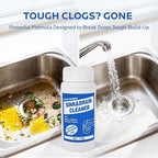 Sink and Drain Cleaner Powder: All-Purpose Pipe Opener for Kitchen Bathroom Pipes and Floor Drains – Reliable Drain Clog Remover for Home Plumbing Maintenance（4 pack）