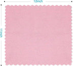 Orighty Microfiber Cleaning Cloth, 24 Pack Highly Absorbent Cleaning Supplies, Reusable Clean Rags for House, Microfiber Cloth for Kitchen, Window, Car Care, 11.5x11.5 inch Pink