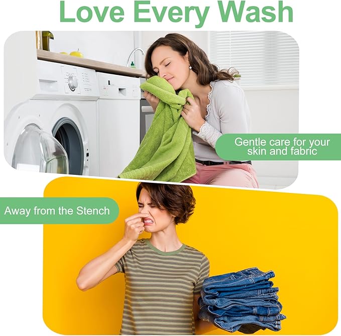 Loopeer 600 Loads Laundry Detergent Sheets Bulk No Leak Laundry Soap Sheets Anti Sensitive Liquidless Laundry Supplies Washing Strips for Home Dorm(Unscented)