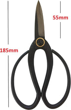 GARDEN GURU Professional Bonsai Scissors 180mm - Traditional Butterfly Pruner Shear for Precise Trimming Pruning and Deadheading of Flowers Plants, Japanese Bonsai Garden Tools - 1 Case (64 Pcs)