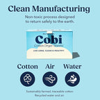 Cobi Biodegradable Non-Toxic Dryer Sheets – Naturally Scented Cotton Dryer Sheets – Eco-Friendly, Plant-Based, Plastic-Free (96, Scented)