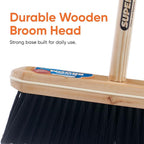 Superio Home, Kitchen Broom Head - Household Easy Sweeping Broom - Tampico/Synthetic Bristles - All Purpose