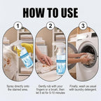 Clothing Emulsifier Stain Remover, Non Ionic Emulsifier Stain Remover, 10oz Clean Shop Non-Ionic Laundry Pre-Treatment Spray for Grease, Oil, Food on Clothes & Shoes (308ml)