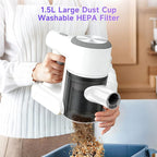 LAQVITA 2026 New Cordless Vacuum Cleaner with Mop Function|1.5L Dust Cup, Washable HEPA Filter| Lightweight 4.27lbs Stick Vacuum for Hard Floors/Tiles + Blower Function, Water Tank & Mop Pads