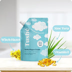 Toilet Paper Foam Spray Refill – Flushable Wet Wipe Alternative for Sensitive Skin – Unscented, Septic Safe – Aloe Vera, Witch Hazel & Vitamin E – 340ml (11.49 fl oz)