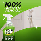 Lime-A-Way Hard Water Stain Remover Spray, Removes Lime, Calcium & Rust in Seconds, Bathroom Cleaner, 32 fl oz