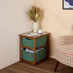Large Storage Baskets for Shelves, Closet Organizers Bins for Clothes Blanket Towels, Baby Nursery, Toy Baskets Box, Woven Rope Baskets, 17 x 13 x 7.5”, 2 Packs Green