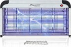 Aspectek 40W Electronic Bug Zapper – Wide Coverage Insect Killer, Mosquito and Fly Trap with Powerful UV Light for Indoor Use