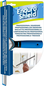 Professional Squeegee - Premium Quality Silicone Rubber Blades with Ergonomic Handle for Streak-Free Cleaning - Perfect for Windows, Shower Doors, and Railings