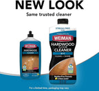 Weiman Hardwood Floor Cleaner Gallon and Refillable Squeeze Bottle - Finished Wood Surfaces