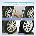 Neeki 14pcs Drill Polishing Wheel and Polishing Compound, Soft Drill Brush with 1/4 Hexagonal Shank, Suitable for Metal, Stainless Steel, Jewelry, Wood, Ceramic, Glass, etc.