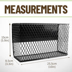 Magnetic Dryer Ball Holder,Laundry Room Organization and Storage for Wool Dryer Balls Basket,Metal Wire Magnetic Lint Bin, Lint Container for Laundry Room Accessories,No-Tool Installation