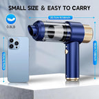 JONYJ Handheld Car Vacuum Cleaner, 16000PA Hand Held Vacuum Portable Cordless, 2 in 1 Air Duster and Vacuum Cleaner with LED Light, Multi-Nozzles, 120W High Power Mini Vacuum for Home, Pet, Office