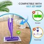 36 Count Refill for Swiffer Wet Jet Spray Mop, 5-Layer Thickened Super Absorbent Disposable Wet Jet Pads for All Floor Types