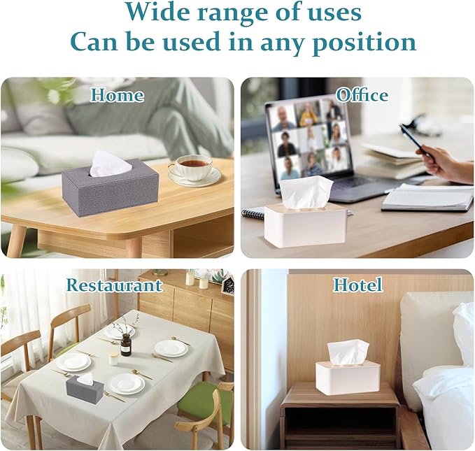 Facial Tissue Refill - 30 Packs, 100 Per Pack, 3000 Total for Tissue Box Holder. Soft Tissues Bulk for Home Office Car Restaurant Hotel