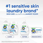 All Mighty Pacs Laundry Detergent Free Clear Odor Relief, Tub, 56 Count
