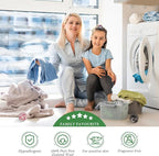 Wool Dryer Balls XL 6Pack Eco Dryer Balls-Dryer Balls Laundry Reusable-Softens Laundry Naturally Reduces Drying Time & Static No More Dryer Sheets with Storage Bag