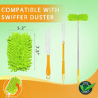 Reusable Duster Refill Compatible with Swiffer Hand Duster - 360 Heavy Duty Duster Refill - Microfiber Ceiling Fan Duster for Swiffer Dusters Extended Handle, 8 Pack (Handle is Not Included)