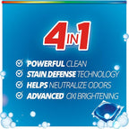 Purex Advanced Oxi with Odor Fighter Laundry Detergent Pacs, Oxi Power, 56 count, Pre Measured Pacs