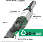 BLACK+DECKER 8V MAX reviva Handheld Vacuum, Cordless, Transparent Dustbowl (REVHV8J40)
