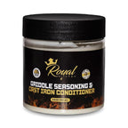 Royal Kitchen Cast Iron & Carbon Steel Seasoning Conditioner 2-IN-1 | Effective For Restoring, Protecting & Conditioning Blackstone Griddle, Cast Iron and Dutch Oven Cookware Food Safe and easy to use conditioner (6.5 Ounce (Pack of 1))