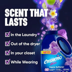 Ensueño Max Liquid Fabric Softener - Violet Bouquet Scent - 125 fl oz - Color-Safe Fabric Softener Liquid - Softens 123 Loads - Reduces Wrinkles & Static
