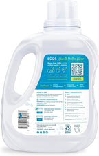 ECOS Laundry Detergent Liquid, 100 Loads - Dermatologist Tested Laundry Soap - Hypoallergenic, EPA Safer Choice Certified, Plant-Powered - Lemongrass, 100 Fl Oz
