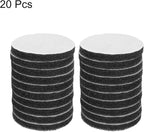 HARFINGTON 20pcs Scrubber Scouring Pads 1200 Grits 4 Inch Drill Power Brush Hoop and Loop Surface Conditioning Disc Drill Scuffing Disc Scrub Pads for Home Kitchen Cleaning, Light Grey