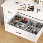 DIMJ Drawer Organizer Clothes Storage - 24 Pack Baby Dresser Organizer for Nursery, Small Fabric Closet Drawer Organizer Bins for Underwears Socks, Foldable Storage Dividers Organization for Bedroom