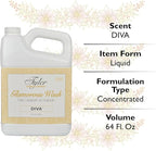 Tyler DIVA Glamorous Wash Laundry Detergent- 64 oz. - With Stain Remover Pen - DIVA Wash Liquid Detergent Designed for Sensitive Fabrics - Hand and Machine Washable