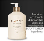 LAVANT Collective | Plant Based Dish Soap Liquid | Natural Cleaning Supplies & High Performing Dish Detergent | Formula for Sensitive Skin, Grease Removal, & Everyday Cleaning | Winter Fir Scent