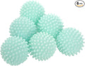 S&T INC. Reusable Plastic Dryer Balls, Fabric Softener for Laundry, Blue, 2.5 in, 6 Pack