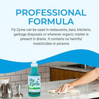 Fly-Zyme, Highly Concentrated Enzyme Drain Cleaner for Pipes & Fruit Flies, Citronella Scented Organic Waste Degrader & Odor Neutralizer, 32 fl oz