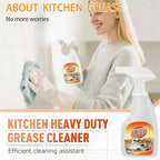 Kitchen Heavy Oil Cleaner, 237 ML, Multipurpose Oil Stain Remover, Kitchen Cleaner, Clean Kitchens Up Kitchen Oil Stains, Cleaning Spray for Home Chefs, for Appliances Countertops Range Hoods