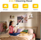 roborock H60 Cordless Stick Vacuum Cleaner, 115AW Suction Power, 60-Min Runtime, 90° Bendable Tube, Dust-Revealing LED, Anti-Tangle Cordless Vacuum Cleaners for Home, Carpets, Hard Floors & Pet Hair