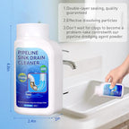 Pipeline Dredging Agent Sink Drain Cleaner - Powerful Quick Cleaning Drain Toilet Cleaner Tool, Unclog Toilet Clog And Kitchen Sink Pipe Unblocker Powder (1pc)