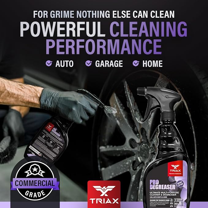Triax Pro Degreaser and Cleaner, Multi-Purpose, Heavy Duty (1 Gallon)