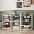 MODCART Short Tower Closet Unit, Modular Closet System, Wood Closet System Organizer with Storage for Walk In Closets, Clothing Rack Wardrobe Closet for Hanging Clothes, Bedroom, White, 25.5"W