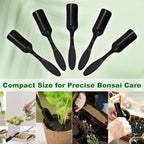 20-Pack Mini Gardening Shovel Spoons, Plastic Garden Soil Scoops for Cultivation Digging Transplanting/Flower Planting/Plant Succulent, Colorful Small Gardening Tools [Black]