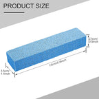 Norme 30 Pieces Pumice Stones for Cleaning Pumice Scouring Pad, Pumice Stick Cleaner for Removing Toilet Bowl Ring, Bath, Household, Kitchen, Pool, 5.9x1.4x0.9 Inch(Blue)