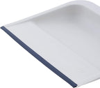 Superio Angle Broom and Clip-On Dustpan Set, Slim Hand Broom Telescopic Handle 53 Inches Tall, Clip On Dust Pan with Low Edge Rubber Lip