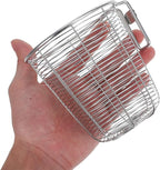 Cabilock Dishwasher Chopstick Basket with Hooks, Stainless Steel Kitchen Utensil Holder, Cutlery Organizer for Chopsticks Spoons Forks Straws, Small Hanging Silverware Drying Rack