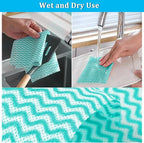 Disposable Kitchen Cleaning Towel Disposable Dish Cloths, Reusable Wipes Heavy Duty Cleaning Rags 50 Count/Pack