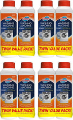Glisten Washer Magic Washing Machine Cleaner and Deodorizer, 8 Bottles