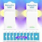 Fly Traps Indoors(2 Device+10 Refills), Gnat Traps for House Indoor, 3-in-1 UV/Blue/Yellow Light Plug-in Flying Insect Catcher Bug Zapper, Fruit Fly Killer, NAT Killer, Get Rid of Gnat Infestation