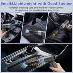 Car Vacuum Portable Cordless with 16000PA Ultra Suction 4-in-1 Foldable Air Duster & Brushless Motor Rechargeable Handheld Vacuum for Pet Hair, Car Seats, Home & Office Cleaning