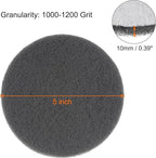 HARFINGTON 10pcs Drill Power Brush 5 inch Tile Scrubber Scouring Pads 1000-1200 Grit for Bathroom Kitchen Household Cleaning