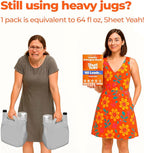 Laundry Detergent Sheets - 40 Loads - No Plastic Jug Concentrated Laundry Detergent, Hypoallergenic, Gentle on Skin - 20 Sheets